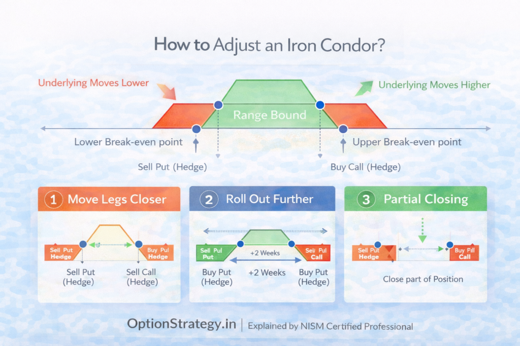 Iron Condor Adjustments: Agar Market Range Tod De Toh Kya Karein? (Firefighting)