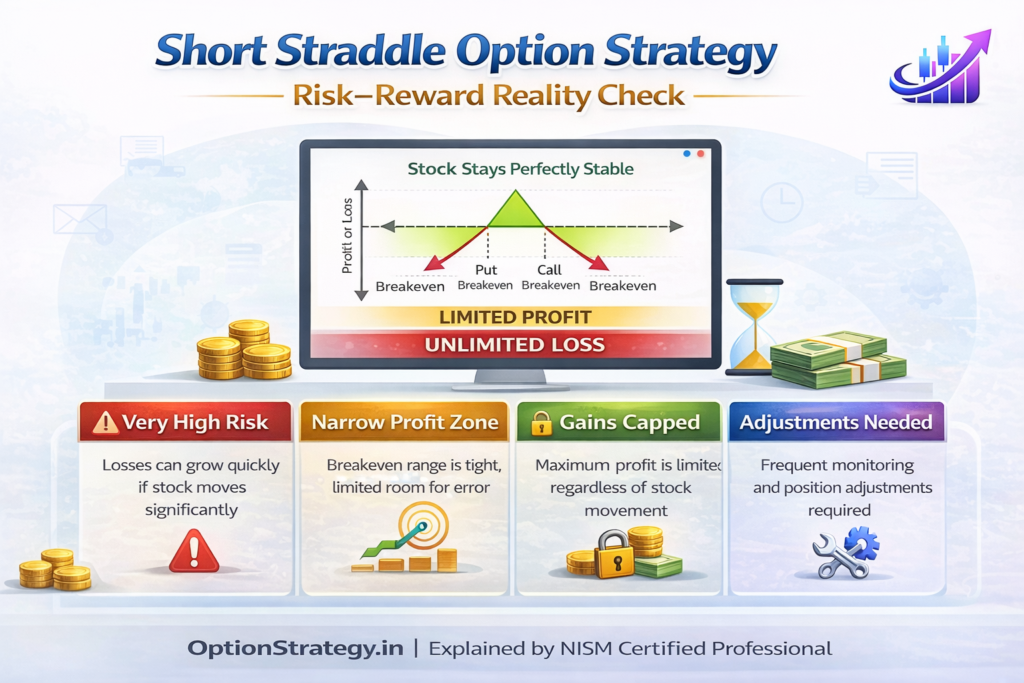 Short Straddle Risk–Reward Reality Check