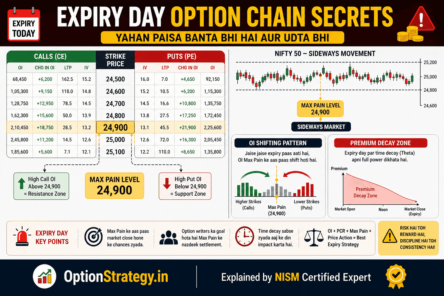 Option Chain Kaise Samje — NIFTY Complet...