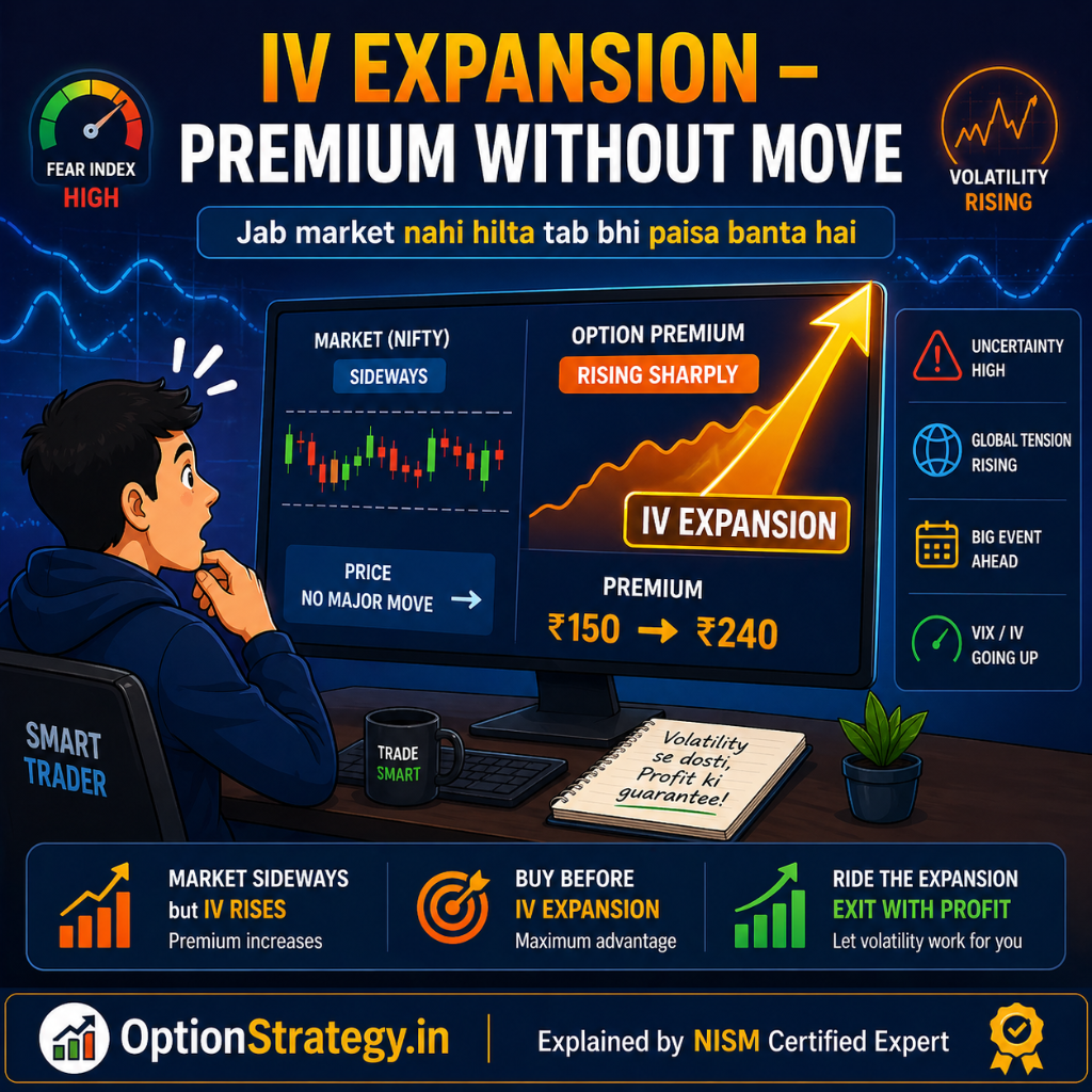 iv expansion option trading beginner guide hinglish