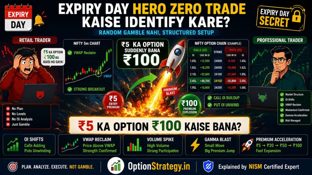 Expiry Day Hero Zero Trade KAISE KARE