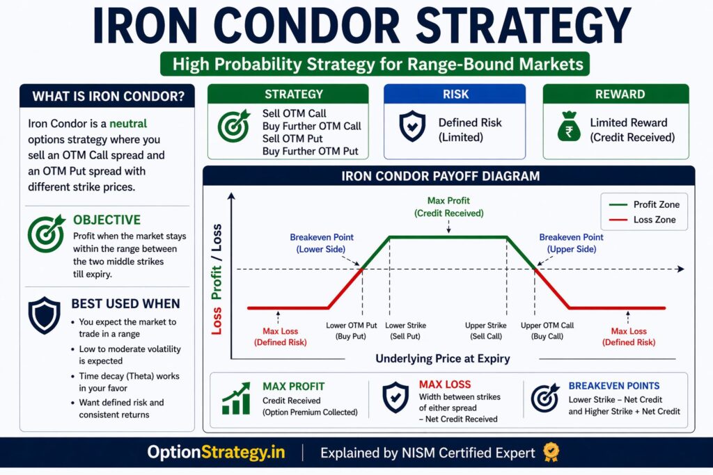 Iron Condor options trading strategy