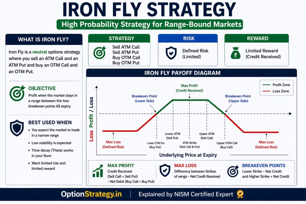 Bull Condor Strategy Example in Nifty | Limited Risk Defined Profit