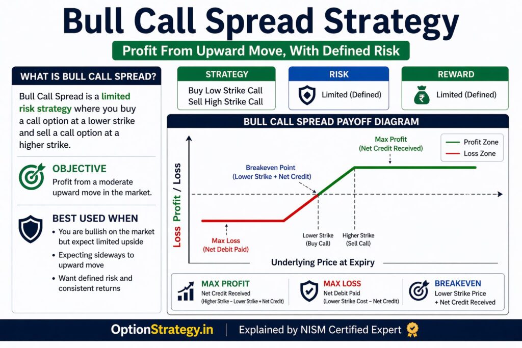 Bull Call Spread options trading strategy